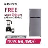 Picture of LG GLM433PZI 437 Liter Smart Inverter Compressor Double Door Refrigerator