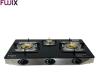 Picture of Fujix 3-N5-M75F 3-Burner Automatic Gas Stove – 8 mm Toughened Glass Top