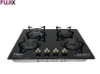 Picture of Fujix FJX-B60 4-Burner Gas Hob – Electric Automatic Ignition with Italian Burners (Black)
