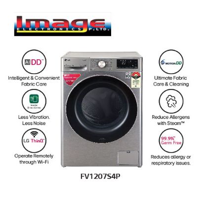 Picture of LG FV1207S4P 7kg AI Direct Drive™ Front Load Washing Machine with TurboWash™ & Steam™
