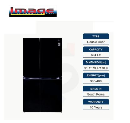 Picture of LG 694 Liter Side-by-Side Refrigerator GSB6554BM