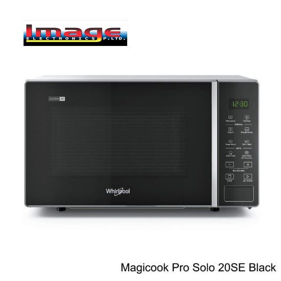 Picture of Whirlpool Magicook Pro 20SE Black Solo 20L Microwave Oven