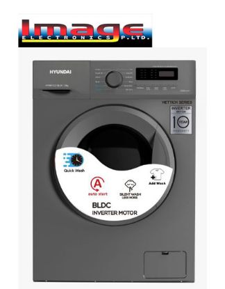 Picture of Hyundai HYWM-FL07-BLCK 7 kg Front-Load Washing Machine