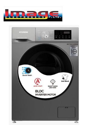 Picture of Hyundai HYWM-FL08-BLCK 8 kg Front-Load Washing Machine