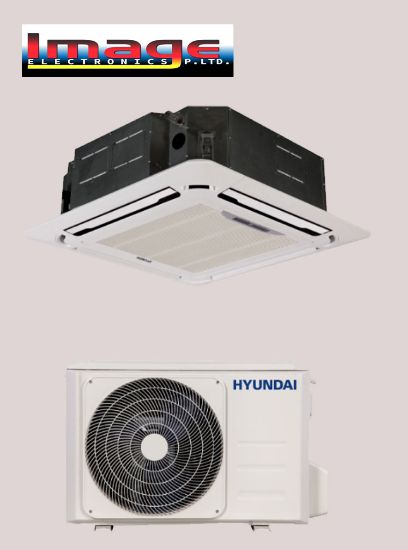Picture of Hyundai HYCC‑48GRN2 4.0 Ton Inverter Ceiling Cassette Air Conditioner