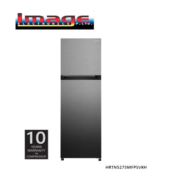 Picture of Hitachi 275 L Double Door Inverter Refrigerator – HRTN5275MFPSVKH (Silver)