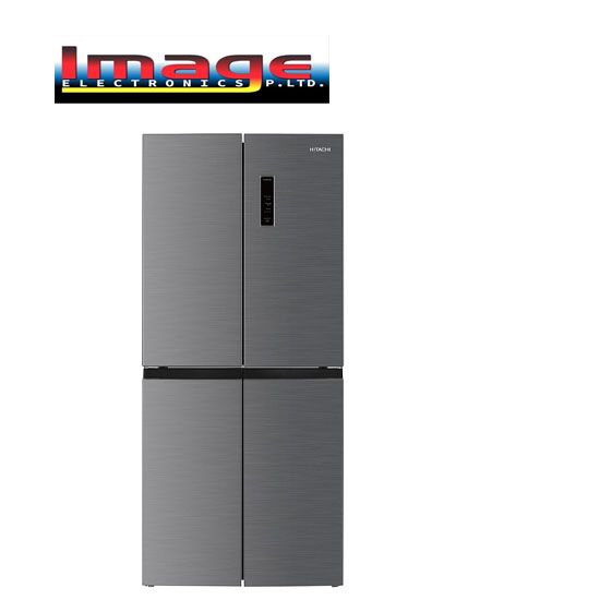 Picture of Hitachi HR4N7522DSXSG – 466 L French 4-Door Refrigerator, Inverter, Touch Control, 10-Year Compressor Warranty