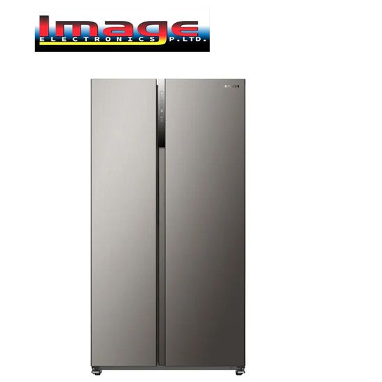 Picture of Hitachi HRSN9552DDXSG – 525L Side-by-Side Inverter Refrigerator with Mirror Touch Controller, Dark Inox Finish