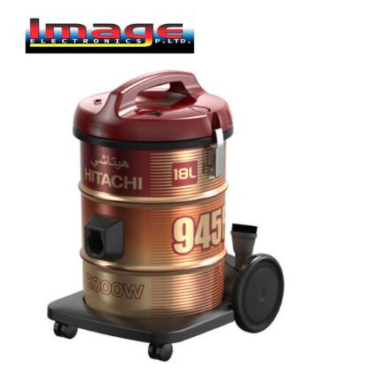 Picture of Hitachi CV-945WR – 2000W Drum Vacuum Cleaner with 18L Capacity, Blower Function, and Cloth Filter