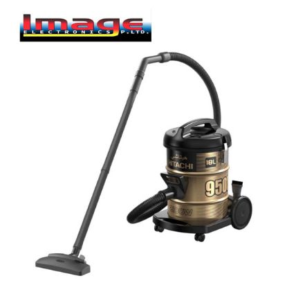 Picture of Hitachi CV950BK – 2100W Drum Vacuum Cleaner with 18L Capacity, Blower Function, and Cloth Filter