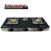 Picture of Fujix 3-N5-M75F 3-Burner Automatic Gas Stove – 8 mm Toughened Glass Top