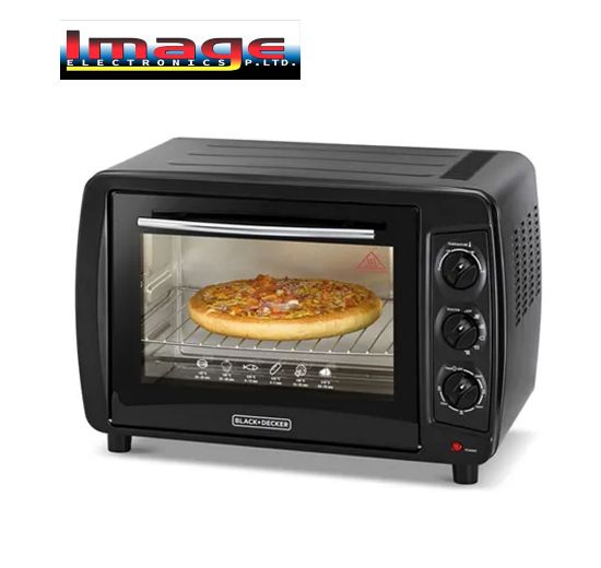 Picture of BLACK+DECKER TRO35RDG-B5 35L Double Glass Toaster Oven – 1500W (Black/Silver)