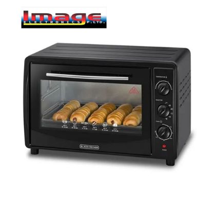 Picture of BLACK+DECKER TRO45RDG-B5 45L Double Glass Toaster Oven – 2000W (Black/Silver)