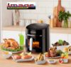 Picture of BLACK+DECKER 8-in-1 Grand Digital Air Fryer with Window – 1800W (Black/Silver)