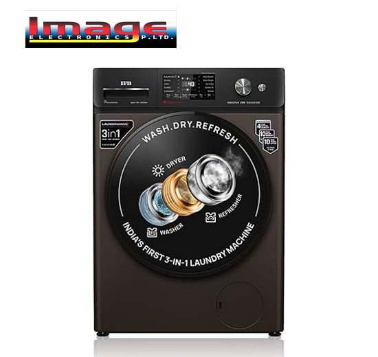 Picture of IFB WDR Executive ZMN Fully Automatic Washer Dryer – Steam Refresh, AI-Powered, WiFi, Eco Inverter Motor, Mocha